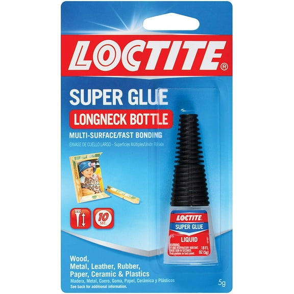 Loctite Super Glue Liquid 5-Gram Longneck Bottle 230992