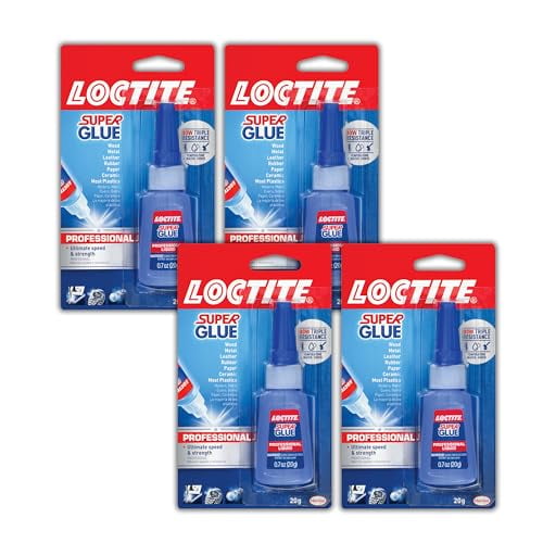 Loctite Super Glue Liquid Professional, Clear Superglue, 0.7 fl oz Bottle