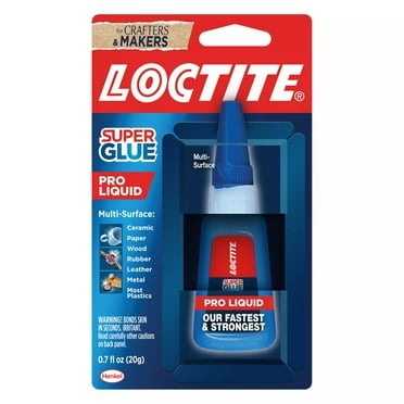 Loctite Super Glue Liquid Professional, Pack of 1, Clear 0.7 oz Bottle
