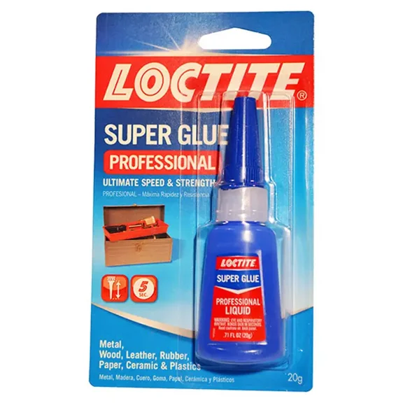 Loctite Super Glue Liquid Professional, Pack of 1, Clear 0.7 oz Bottle