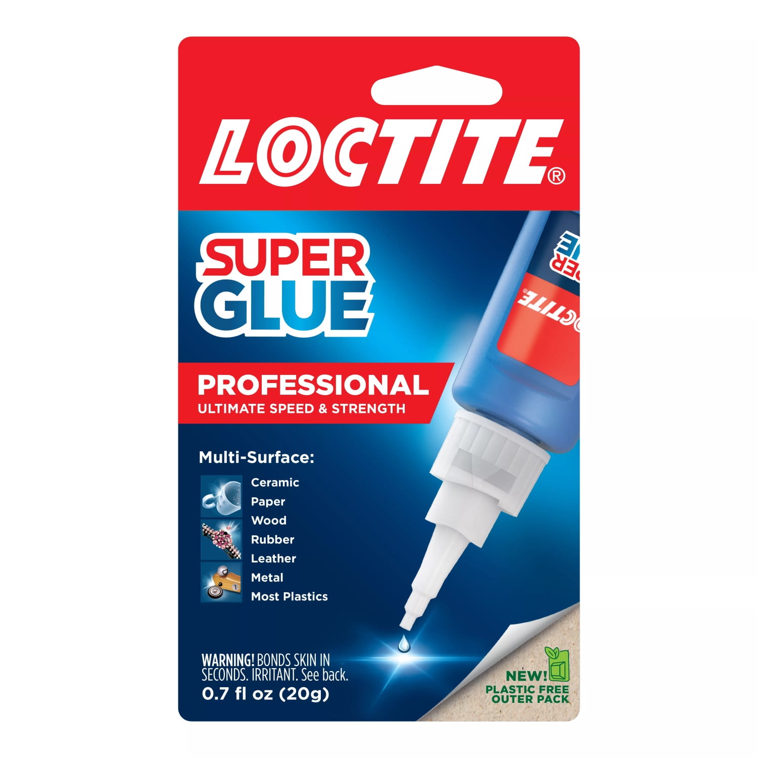 Super Glue 3 Gram Clear Double Pack Bottles [Office Product]