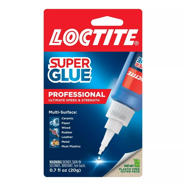 Loctite Super Glue Liquid Professional, Pack of 1, Clear 20 g Bottle