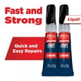 thumbnail image 1 of Loctite Super Glue Liquid Tube, 1 Pack of 2 Tubes, Clear 0.07 oz Tubes, 1 of 14