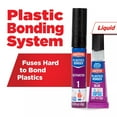 thumbnail image 1 of Loctite Super Glue Plastics Bonding System, 1-0.14 oz Activator Stick + 1-0.07 oz Glue Tube, Clear  Kit, 1 of 7