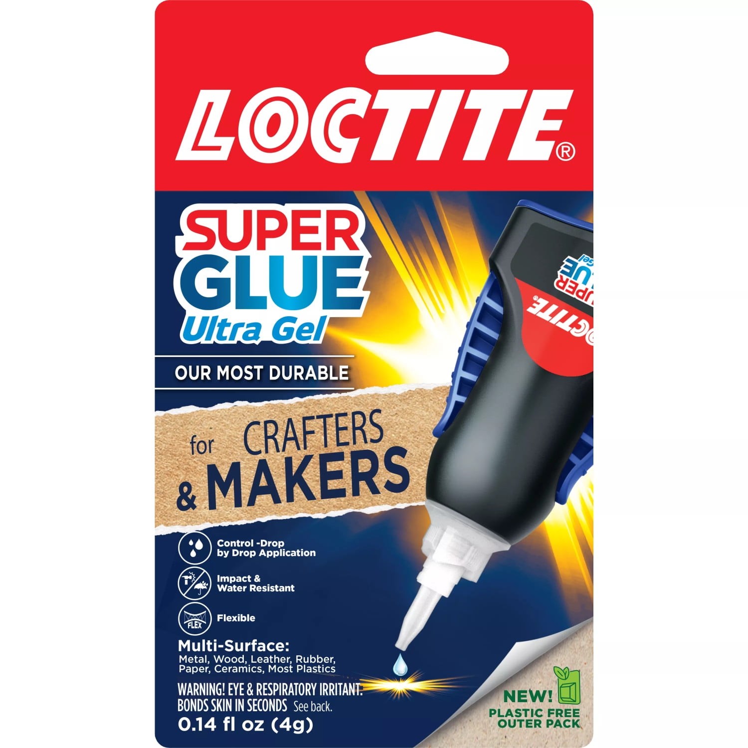 3 ~ LOCTITE Super Glue GEL Control Clear NO DRIP Leather Cork