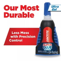 Loctite Super Glue Ultra Gel Control, Pack of 1, Clear 4 g Bottle