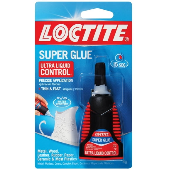 Loctite Super Glue, Ultra Liquid Control 0.14 oz (Pack of 6)