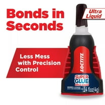 Loctite Super Glue Ultra Liquid Control, Pack of 1, Clear 4 g Bottle