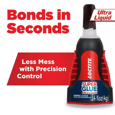 Loctite Super Glue Ultra Liquid Control, Pack of 1, Clear 4 g Bottle