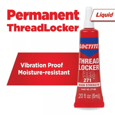 Loctite Threadlocker Red 271 Permanent, Pack of 1, Red 0.20 oz Tube