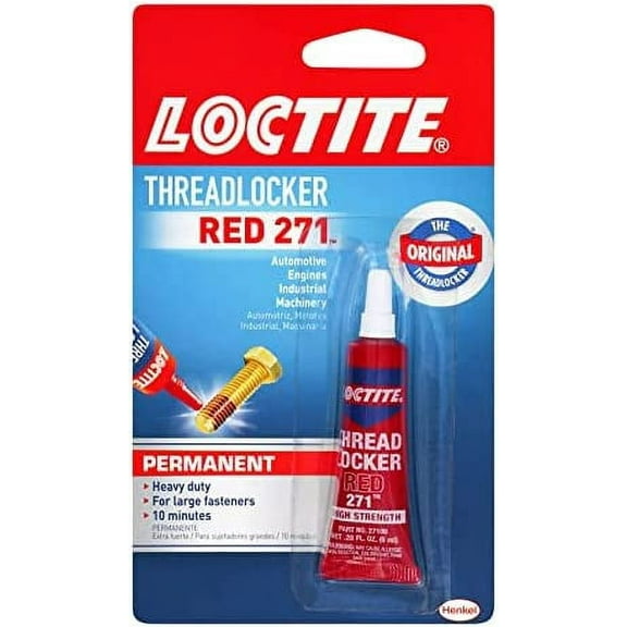 Loctite Threadlocker Red 271 Red 0.2 fl oz, 1 Tube