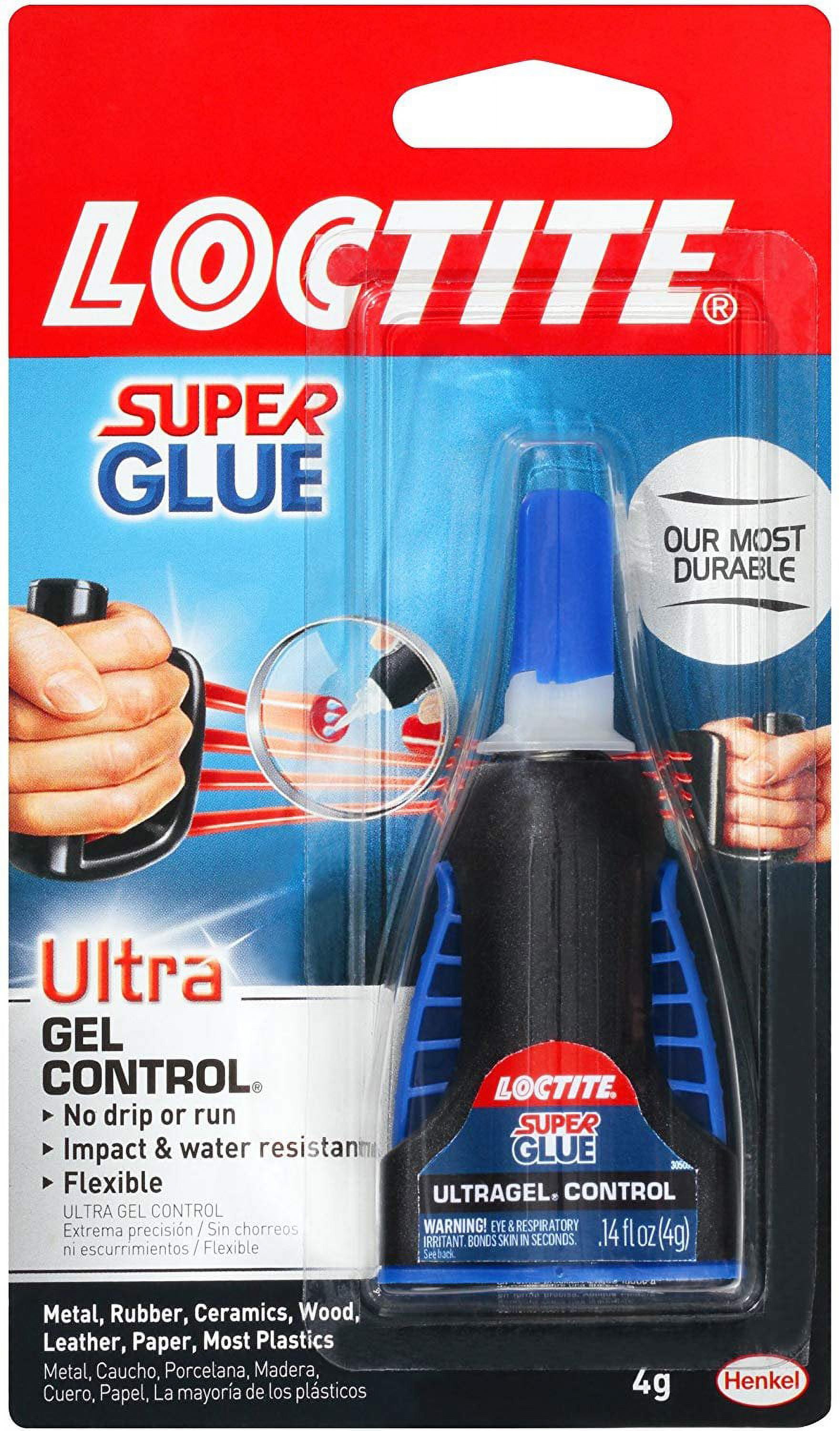 Loctite Ultra Gel Control Super Glue Pack of 6 — Residential Use, Standard Application