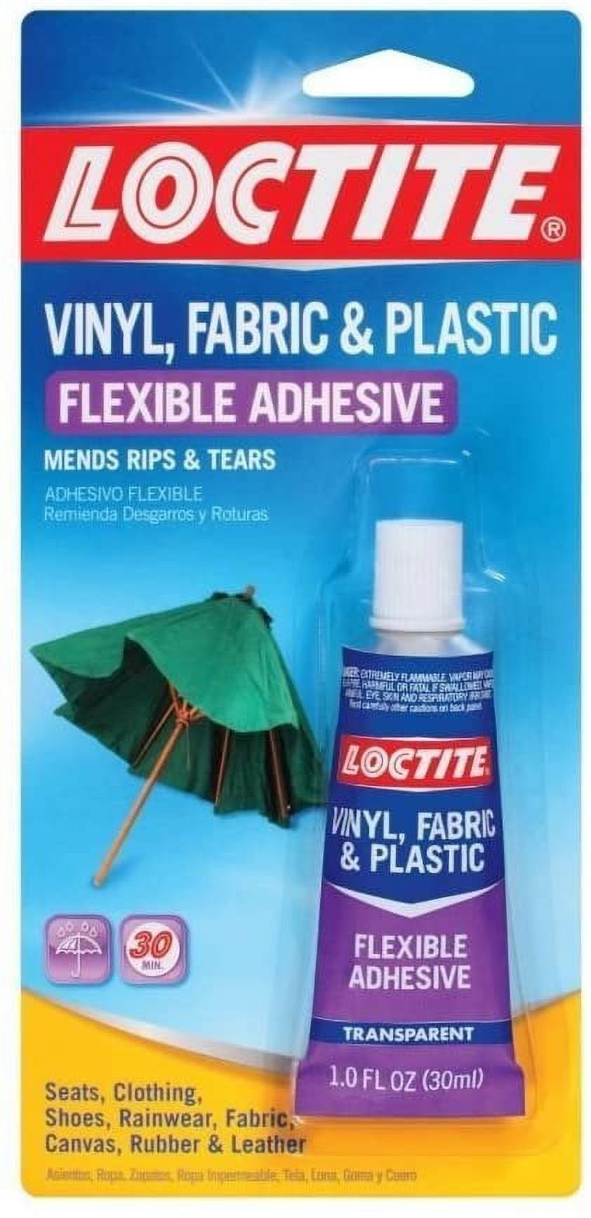 Loctite Vinyl, Plastic, And Fabric Adhesive,Pack of 2 Clear