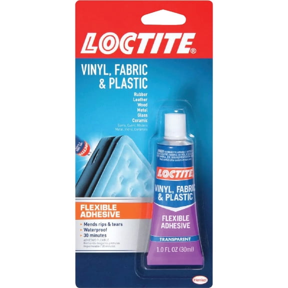 Loctite Vinyl, Plastic, and Fabric Adhesive,Pack of 2 Clear