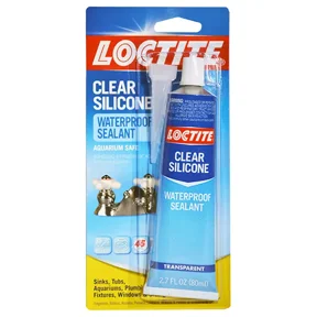 Loctite Waterproof Sealant Clear Silicone, 2.7 fl oz, 1 pack