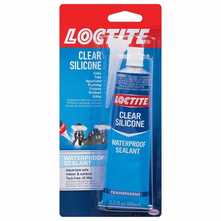 Loctite Waterproof Sealant Clear Silicone, 2.7 fl oz, 1 pack