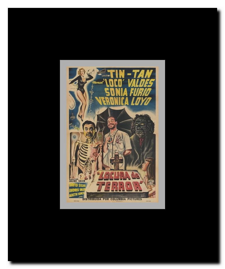 Locura de terror Framed Movie Poster