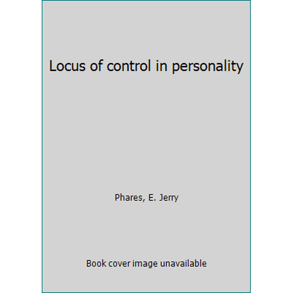 Pre-Owned Locus of Control in Personality (Hardcover) 0382250737 9780382250736