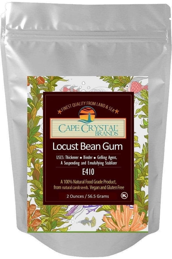 Locust Bean Gum (Carob) 2-oz. Non-GMO, Vegan, Gluten-Free and Kosher Certified