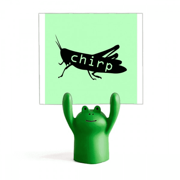 Locust Grasshopper Bray Pest Memo Holder Cartoon Animal Frog Stand Decoration