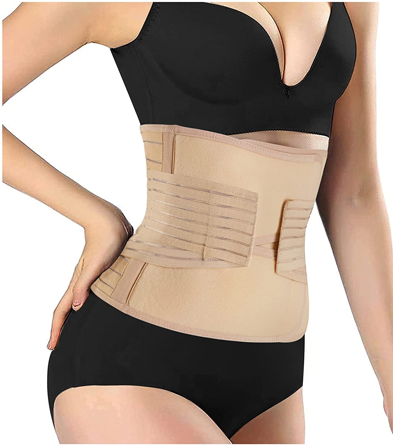 Travelwant Abdominal Binder Post Surgery for Men and Women, Postpartum  Tummy Tuck Belt Provides Slimming Bariatric Stomach Compression,High  Elasticity