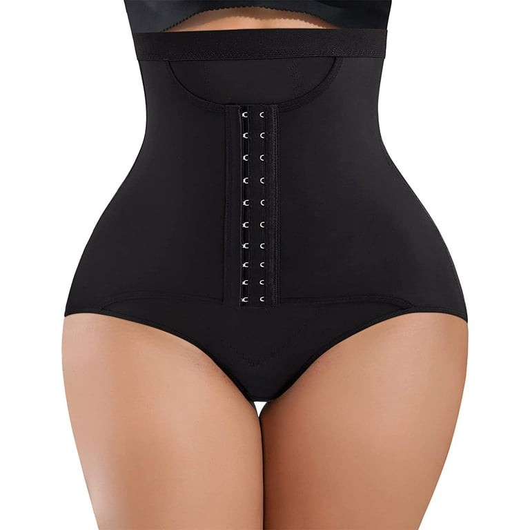 Loday Womens Butt Lifter Panties Tummy Control Waist Trainer High Waist  Stomach Body Shaper Girdle Slimming Underwear(Black, XL)