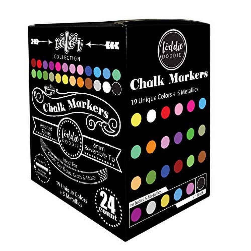 8ct Liquid Chalk Markers- Metallic Colors by Loddie Doddie 