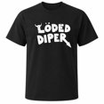 thumbnail image 1 of Loded Diper Graphic T-Shirt, Unisex Classic Fit Distressed Humor Tee, 1 of 9