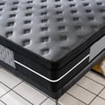 thumbnail image 1 of Lodeija 8" Twin Hybrid Mattress,5-Zone Pocket Springs with Motion Isolation,Medium Firm,Fiberglass-Free,Black, 1 of 11