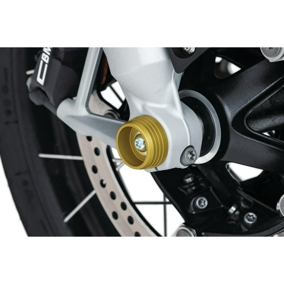Lodestar Front Axle Sliders for BMW R 1200 & 1250, Gold