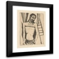 thumbnail image 1 of Lodewijk Schelfhout 14x18 Black Modern Framed Museum Art Print Titled - Christ, Hanging on a Canvas (1922), 1 of 5