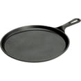 thumbnail image 1 of Lodge 10.5" Seasoned Cast Iron Griddle/Comal, 1 of 8