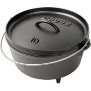 Lodge 10" / 5 Quart Seasoned Cast Iron Camp Dutch Oven