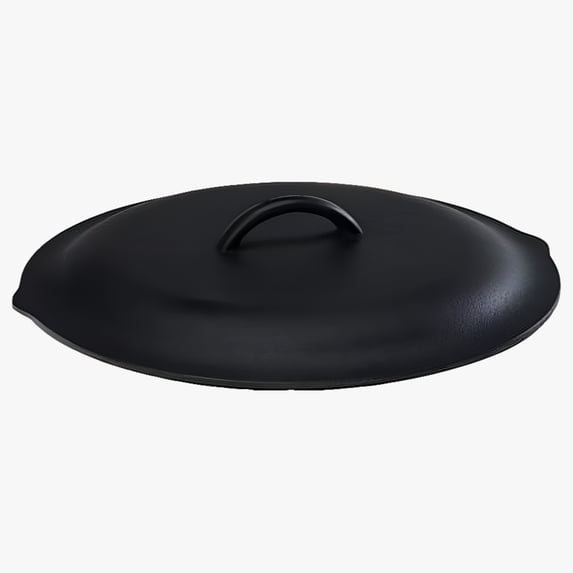 Lodge Cast Iron Lid Solo Classic - Oven Safe 12 Inch Skillet Lid - 12" Black — Residential Use, Standard Application