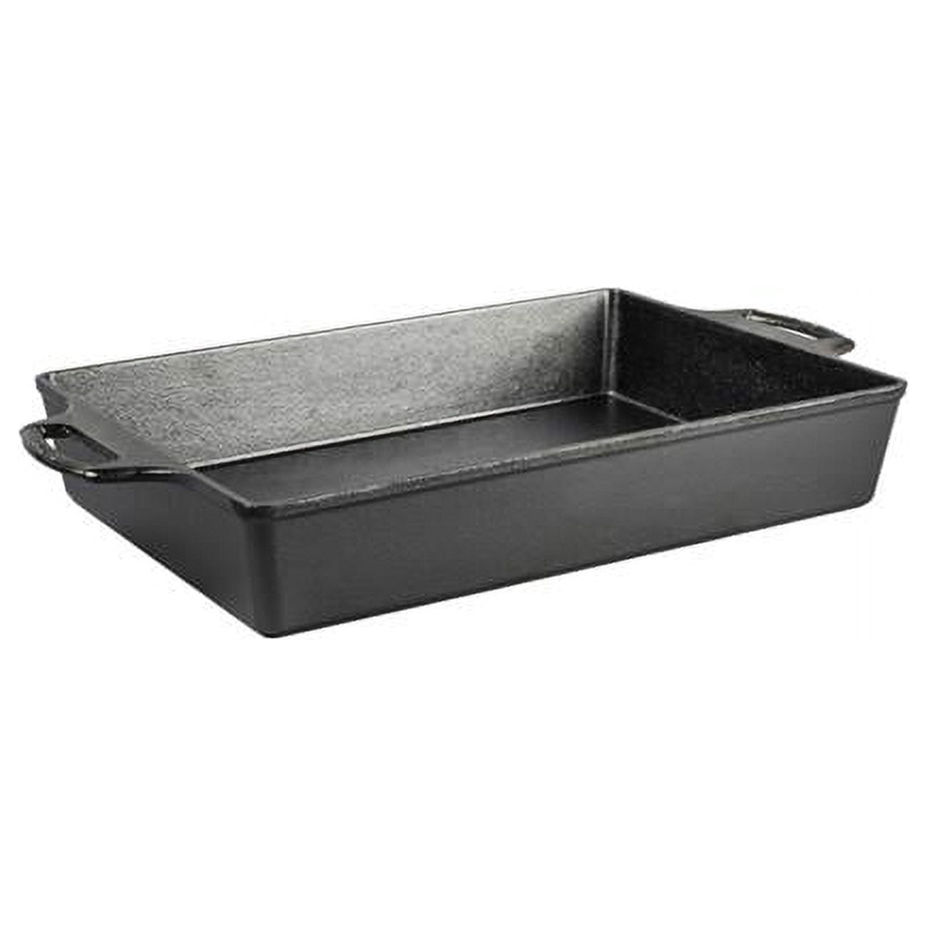 Lodge 9"x13" Black Cast Iron Casserole Pan with Handles