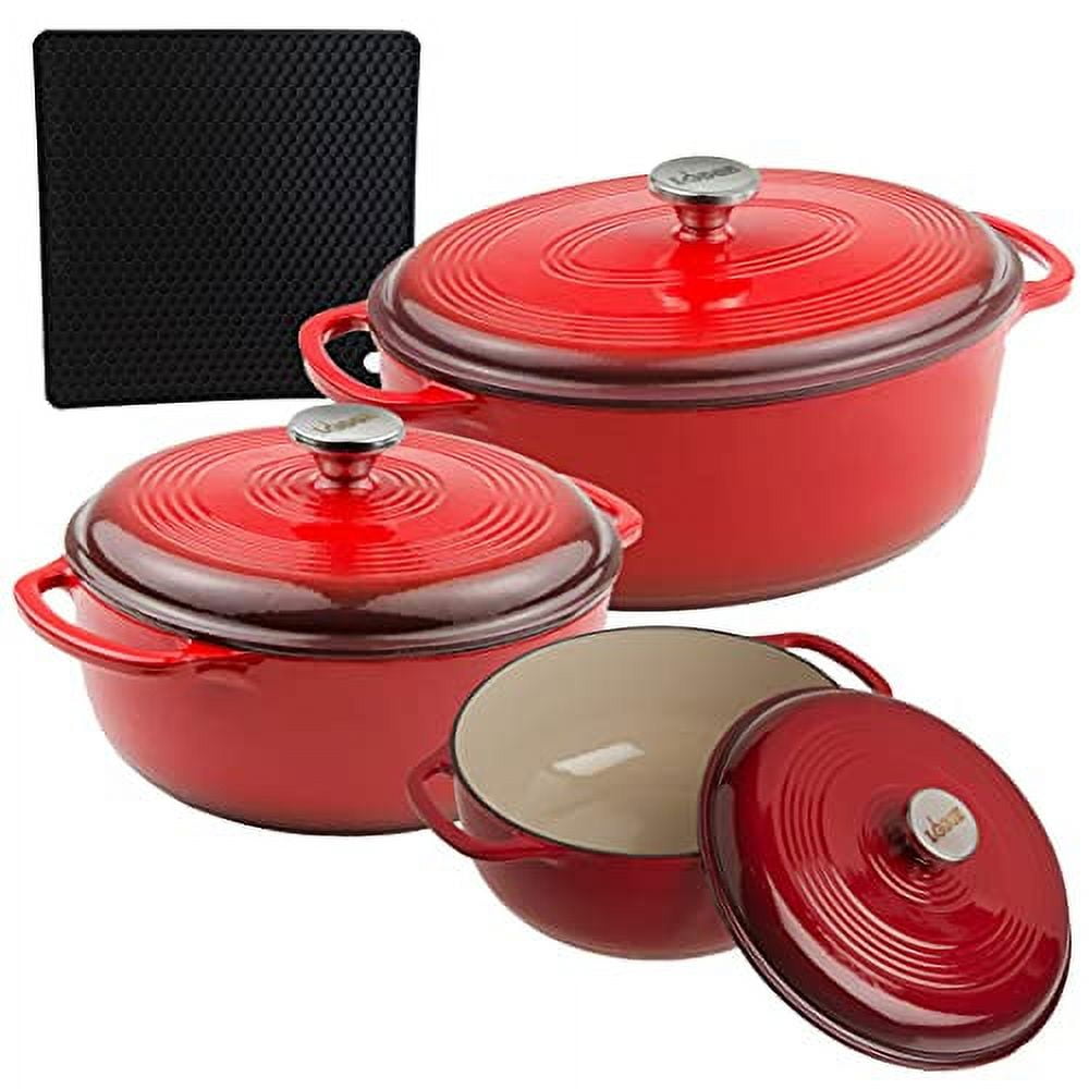 https://i5.walmartimages.com/seo/Lodge-3-Piece-Enameled-Cast-Iron-Dutch-Oven-Cookware-Set-Dual-Handles-Lids-Red-Includes-6qt-7-5qt-Ovens-7qt-Oval-Signature-Series-Trivet_c846abe5-bd8a-4717-9df6-0e863ae011ec.e5cce6db71918c92cc0fe8083b33779e.jpeg