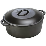 Lodge 5 Quart Cast Iron Dutch Oven. Pre-Seasoned Pot with Lid and Dual Loop Handle — Residential Use, Standard Application