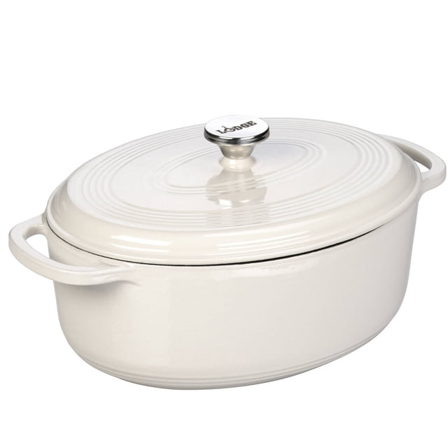 GUIDECASTT Dutch Oven 7 QT - Cocotte En Fonte D'Aluminium Anodisé Avec Couvercle, Idéale Cuisson Et Ragoûts