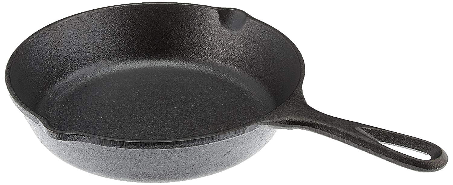 Lodge 8 Inch Cast Iron Skillet. Small Pre-Seasoned Skillet for
