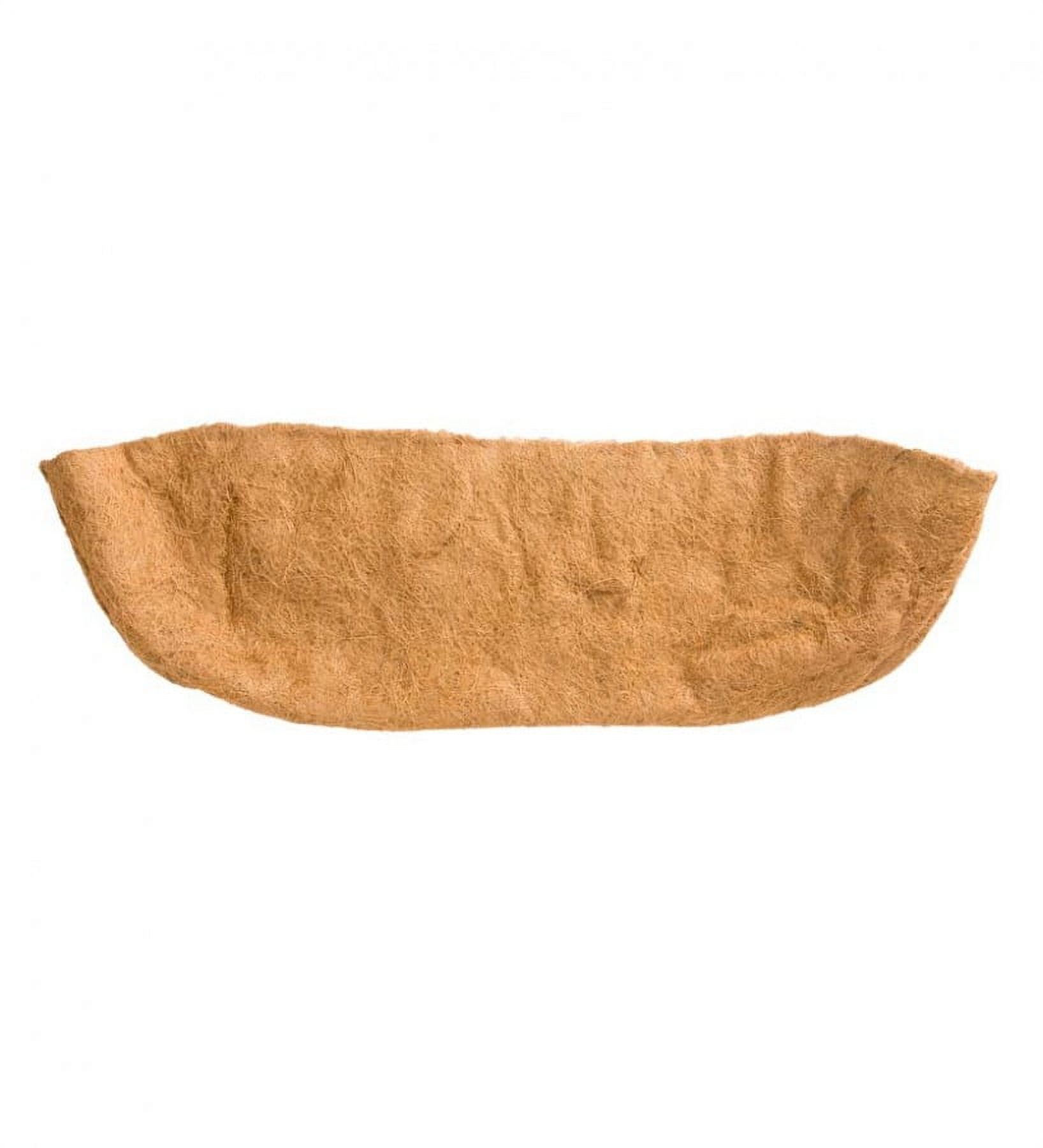 Lodge 8" x 30" x 7.5" Oval Coco Fiber Planter Liner