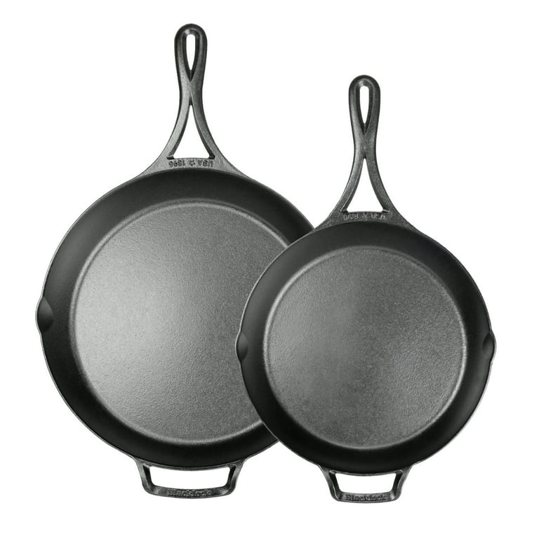 Lodge BOLD 12 Inch Seasoned Cast Iron Skillet, Design-Forward Cookware,Black
