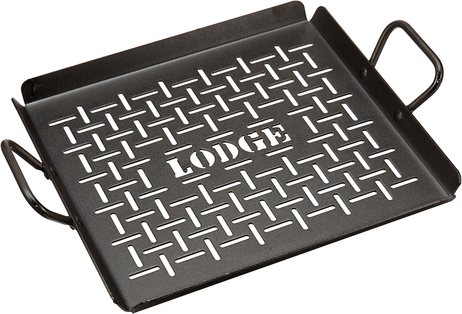 Lodge Brandclub Lodge CRSGP12 Carbon Steel Grilling Pan Pre Seasoned 12 inch 12 Inch Grill Pan