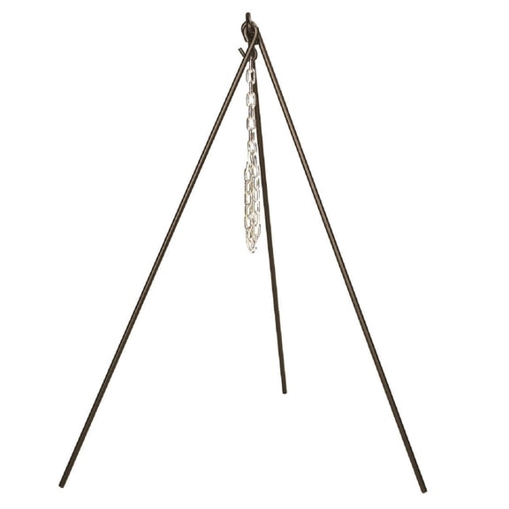 Lodge 43.5" Campfire Cooking Tripod with Adjustable Chain