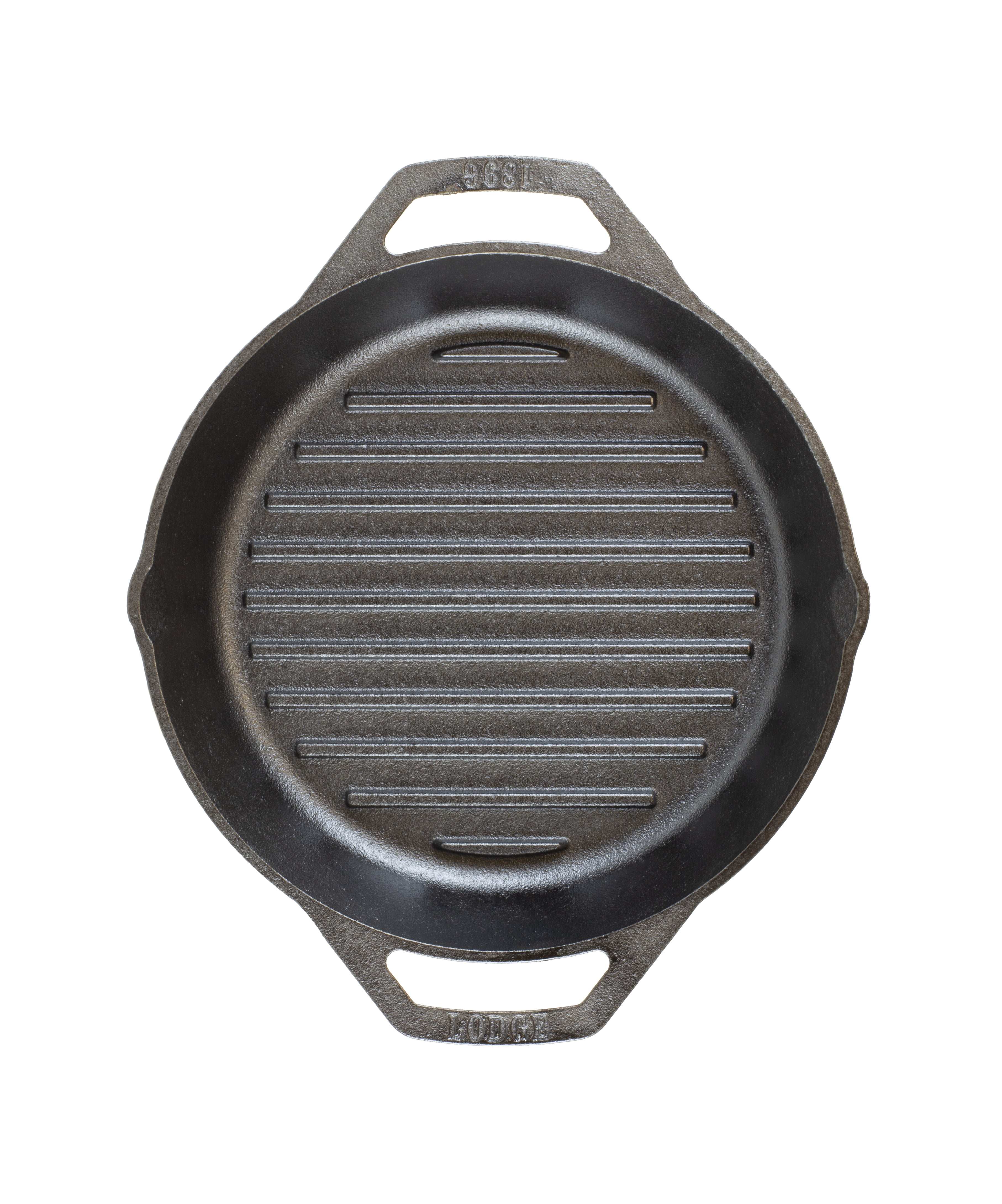 Lodge Cast Iron 17 Inch Cast Iron Dual Handle Pan - Induction Compatible -  Oven Safe - Black