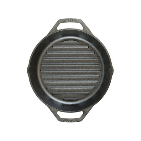Lodge 10.25 Inch Dual Handle Cast Iron Grill Pan