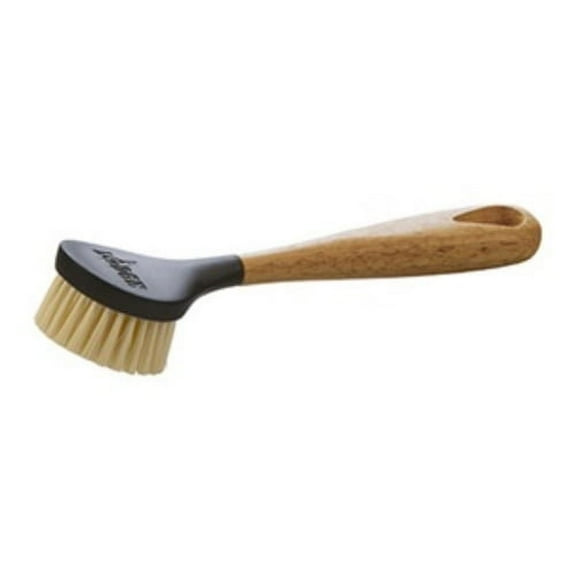 Lodge Cast Iron 10" Scrub Brush with Wood Handle, SCRBRSH