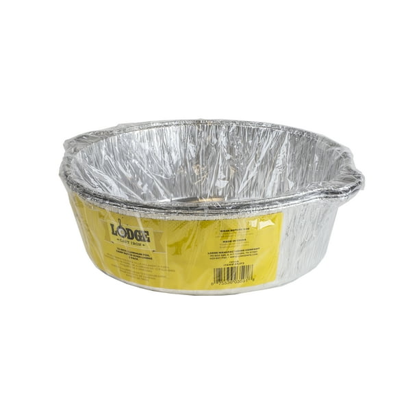 Lodge Cast Iron 12" Aluminum Foil Camp Dutch Oven Liners, Pack of 3