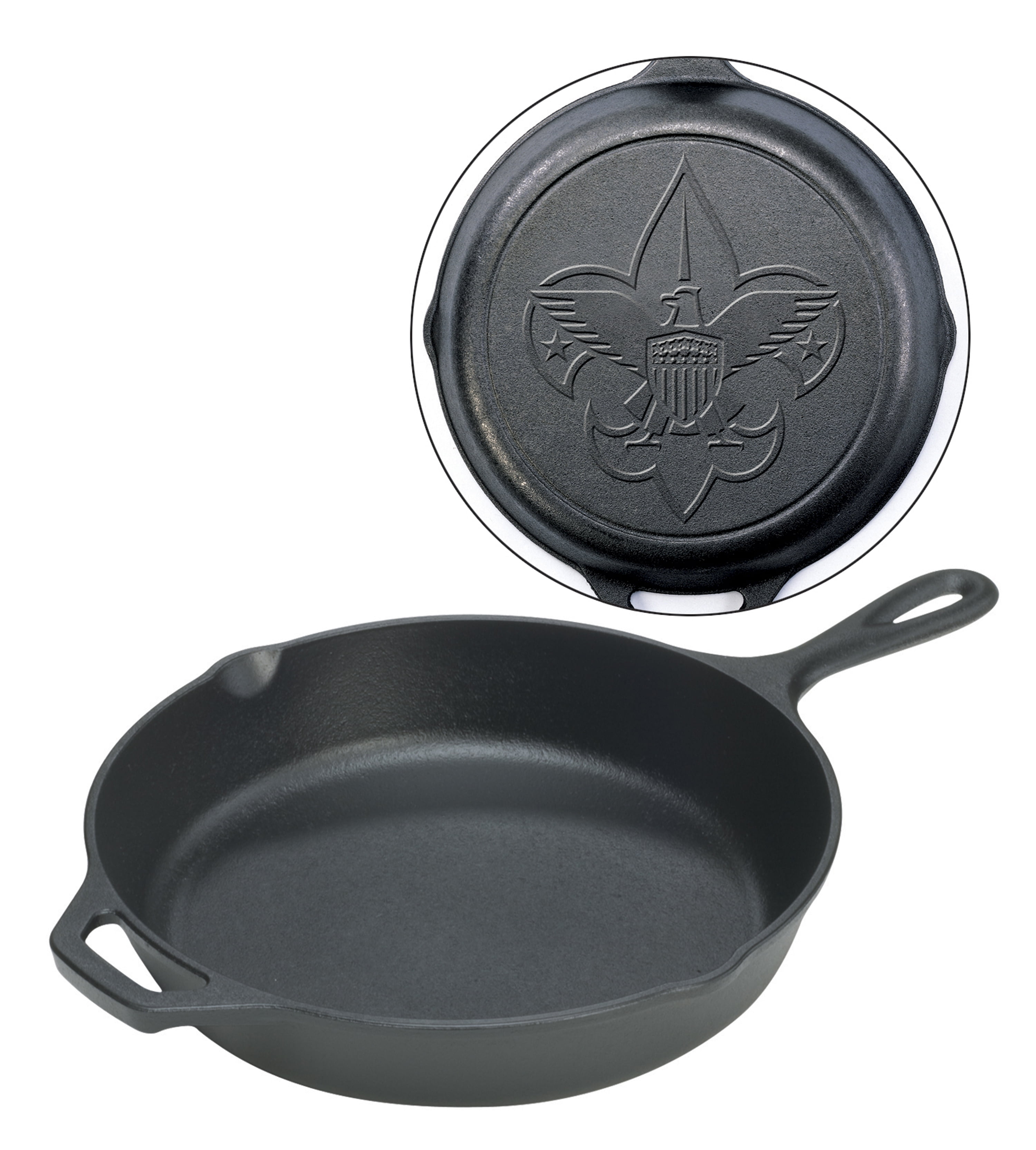 Lodge Cast Iron 12" Boy Scouts Seasoned Skillet