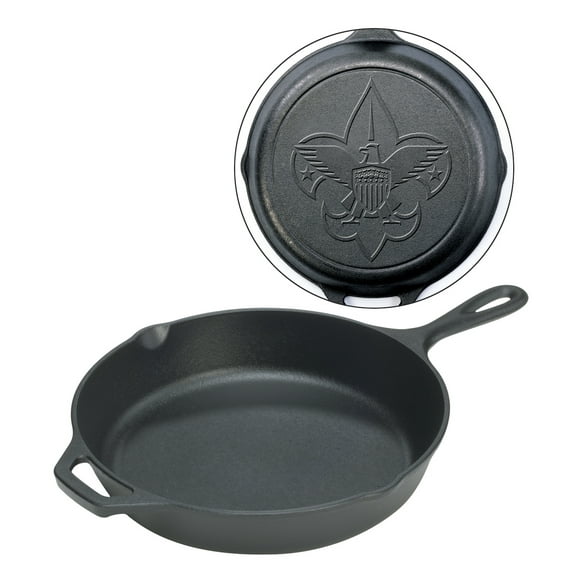 Lodge Cast Iron 12" Boy Scouts Seasoned Skillet