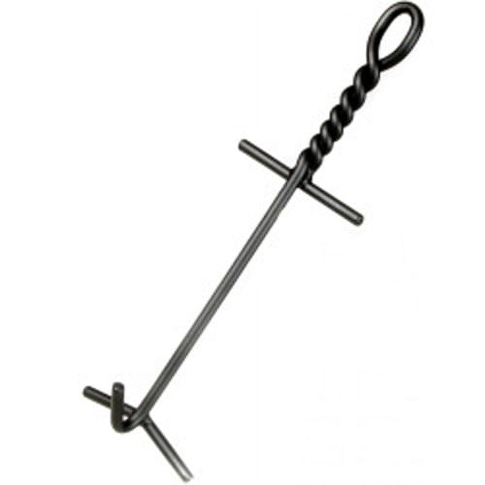 Lid Lifter/ Fire Poker, Wrought Iron 